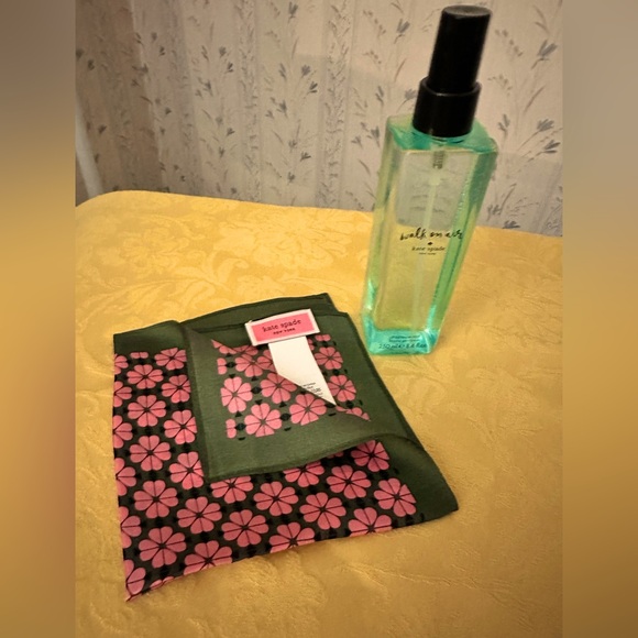 Kate Spade Walk on Air Fragrance Spray & Silk Scarf Bundle